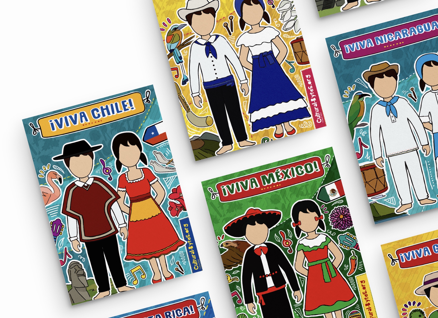 Spanish Postcard Set