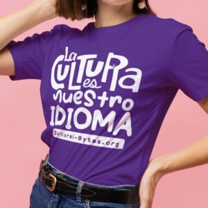 Tee-Shirt for adult - La cultura es nuestro idioma